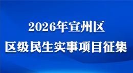 2026年宣州區區級民生實事項目征集